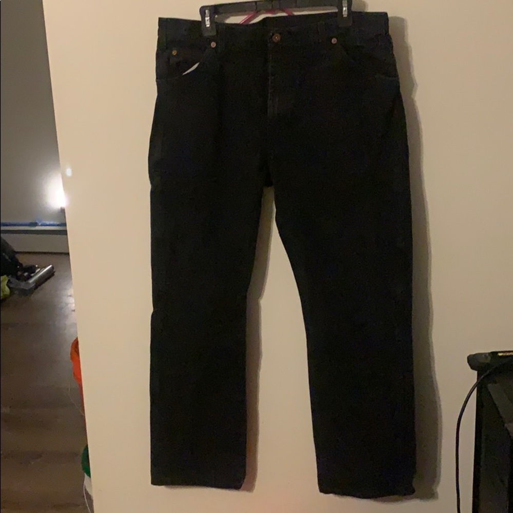 38x32 black Dickies work jeans, Regular fit
